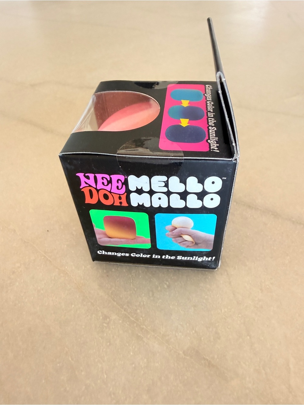 NWT NeeDoh Mello Mallo Pink Color Changing Squishy Sensory Fidget Toy Schylling - Picture 6 of 7